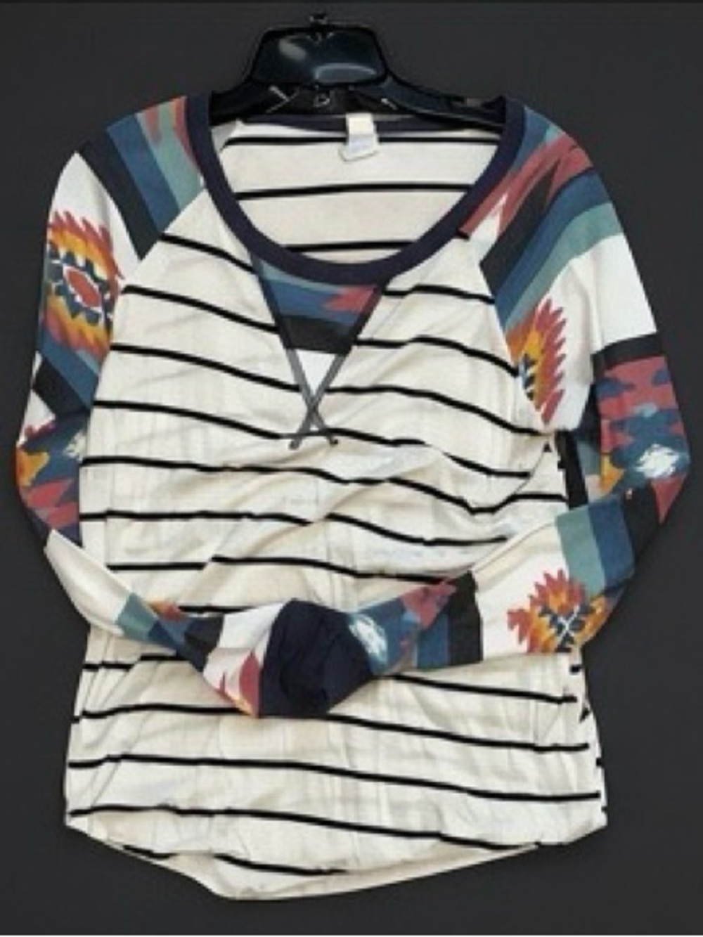 Boutique Womens Western Long Sleeve Top